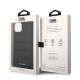 Husa iPhone 15 Plus / iPhone 14 Plus - Karl Lagerfeld Hardcase Leather Puffy (KLHCP14MPSQAK) - Elongated Logo