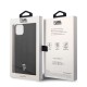 Husa iPhone 15 Plus / iPhone 14 Plus - Karl Lagerfeld Hardcase Leather Puffy (KLHCP14MPSQPK) - Ikonik Pin