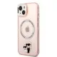 Husa iPhone 15 Plus / iPhone 14 Plus - Karl Lagerfeld Hardcase MagSafe (KLHMP14MHNKCIP) - Pink Iconic Karl&Choupette Husa iPhone 15 Plus / iPhone 14 Plus - Karl Lagerfeld Hardcase MagSafe (KLHMP14MHNKCIP) - Pink Iconic Karl&Choupette