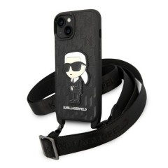 Husa iPhone 15 Plus / iPhone 14 Plus - Karl Lagerfeld Hardcase Monogram (KLHCP14MSTKMK) - Ikonik Patch Husa iPhone 15 Plus / iPhone 14 Plus - Karl Lagerfeld Hardcase Monogram (KLHCP14MSTKMK) - Ikonik Patch