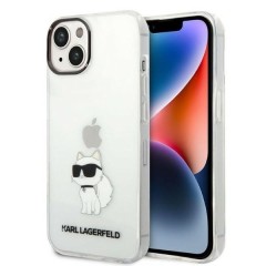 Husa iPhone 15 Plus / iPhone 14 Plus - Karl Lagerfeld Hardcase Transparent (KLHCP14MHNCHTCT) - Ikonik Choupette Husa iPhone 15 Plus / iPhone 14 Plus - Karl Lagerfeld Hardcase Transparent (KLHCP14MHNCHTCT) - Ikonik Choupette