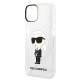 Husa iPhone 15 Plus / iPhone 14 Plus - Karl Lagerfeld Hardcase Transparent (KLHCP14MHNIKTCT) - Ikonik Karl Lagerfeld