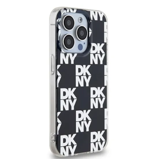 Husa iPhone 15 Pro - DKNY IML Checkered Mono Pattern (DKHCP15LHDLCEK) - Black Husa iPhone 15 Pro - DKNY IML Checkered Mono Pattern (DKHCP15LHDLCEK) - Black