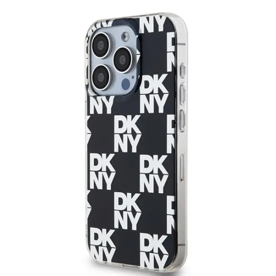 Husa iPhone 15 Pro - DKNY IML Checkered Mono Pattern (DKHCP15LHDLCEK) - Black Husa iPhone 15 Pro - DKNY IML Checkered Mono Pattern (DKHCP15LHDLCEK) - Black