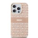 Husa iPhone 15 Pro - DKNY IML Mono & Stripe MagSafe (DKHMP15LHRHSEP) - Pink