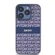 Husa iPhone 15 Pro - DKNY Leather Mono Stripe & Metal Logo (DKHCP15LPRTHSLB) - Blue Husa iPhone 15 Pro - DKNY Leather Mono Stripe & Metal Logo (DKHCP15LPRTHSLB) - Blue