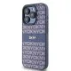 Husa iPhone 15 Pro - DKNY Leather Mono Stripe & Metal Logo (DKHCP15LPRTHSLB) - Blue Husa iPhone 15 Pro - DKNY Leather Mono Stripe & Metal Logo (DKHCP15LPRTHSLB) - Blue