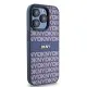 Husa iPhone 15 Pro - DKNY Leather Mono Stripe & Metal Logo (DKHCP15LPRTHSLB) - Blue Husa iPhone 15 Pro - DKNY Leather Mono Stripe & Metal Logo (DKHCP15LPRTHSLB) - Blue