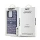 Husa iPhone 15 Pro - DKNY Leather Mono Stripe & Metal Logo (DKHCP15LPRTHSLB) - Blue Husa iPhone 15 Pro - DKNY Leather Mono Stripe & Metal Logo (DKHCP15LPRTHSLB) - Blue