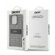 Husa iPhone 15 Pro - DKNY Leather Mono Stripe & Metal Logo (DKHCP15LPRTHSLE) - Beige Husa iPhone 15 Pro - DKNY Leather Mono Stripe & Metal Logo (DKHCP15LPRTHSLE) - Beige
