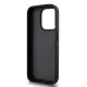 Husa iPhone 15 Pro - DKNY Leather Pattern Monogram Metal Logo MagSafe (DKHMP15LPSHRPSK) - Black Husa iPhone 15 Pro - DKNY Leather Pattern Monogram Metal Logo MagSafe (DKHMP15LPSHRPSK) - Black