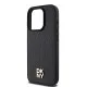 Husa iPhone 15 Pro - DKNY Leather Pattern Monogram Metal Logo MagSafe (DKHMP15LPSHRPSK) - Black Husa iPhone 15 Pro - DKNY Leather Pattern Monogram Metal Logo MagSafe (DKHMP15LPSHRPSK) - Black
