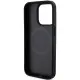 Husa iPhone 15 Pro - DKNY Leather Printed Pattern Metal Logo MagSafe (DKHMP15LPSOSPK) - Black Husa iPhone 15 Pro - DKNY Leather Printed Pattern Metal Logo MagSafe (DKHMP15LPSOSPK) - Black