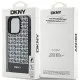 Husa iPhone 15 Pro - DKNY Leather Printed Pattern Metal Logo MagSafe (DKHMP15LPSOSPK) - Black Husa iPhone 15 Pro - DKNY Leather Printed Pattern Metal Logo MagSafe (DKHMP15LPSOSPK) - Black