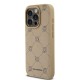 Husa iPhone 15 Pro - Karl Lagerfeld Leather MagSafe (KLHMP15LPGKHPHE) - Beige Karl Head