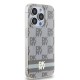 Husa iPhone 15 Pro Max - DKNY IML Checkered Mono Pattern & Printed Stripes MagSafe (DKHMP15XHCPTSE) - Beige