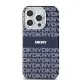 Husa iPhone 15 Pro Max - DKNY IML Mono & Stripe MagSafe (DKHMP15XHRHSEB) - Blue Husa iPhone 15 Pro Max - DKNY IML Mono & Stripe MagSafe (DKHMP15XHRHSEB) - Blue