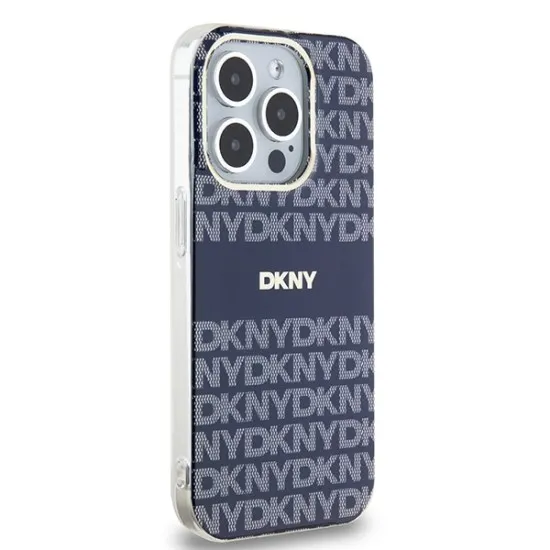 Husa iPhone 15 Pro Max - DKNY IML Mono & Stripe MagSafe (DKHMP15XHRHSEB) - Blue Husa iPhone 15 Pro Max - DKNY IML Mono & Stripe MagSafe (DKHMP15XHRHSEB) - Blue