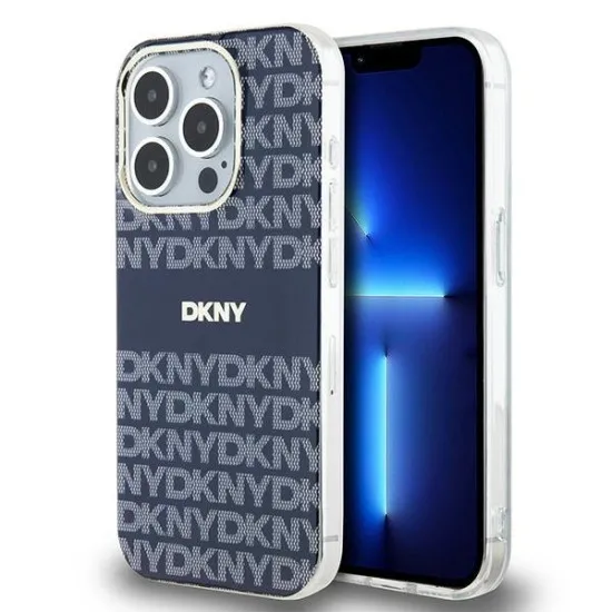 Husa iPhone 15 Pro Max - DKNY IML Mono & Stripe MagSafe (DKHMP15XHRHSEB) - Blue Husa iPhone 15 Pro Max - DKNY IML Mono & Stripe MagSafe (DKHMP15XHRHSEB) - Blue