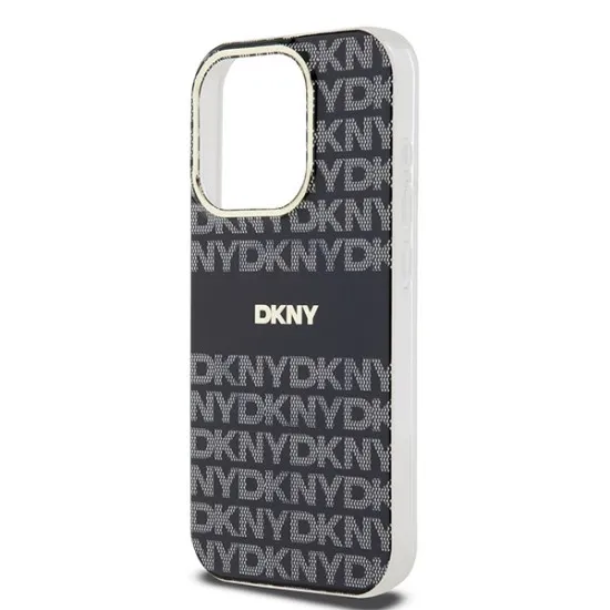 Husa iPhone 15 Pro Max - DKNY IML Mono & Stripe MagSafe (DKHMP15XHRHSEK) - Black Husa iPhone 15 Pro Max - DKNY IML Mono & Stripe MagSafe (DKHMP15XHRHSEK) - Black