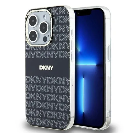 Husa iPhone 15 Pro Max - DKNY IML Mono & Stripe MagSafe (DKHMP15XHRHSEK) - Black Husa iPhone 15 Pro Max - DKNY IML Mono & Stripe MagSafe (DKHMP15XHRHSEK) - Black