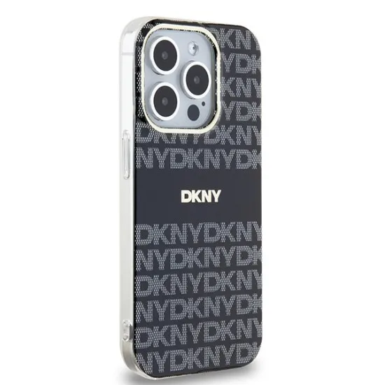 Husa iPhone 15 Pro Max - DKNY IML Mono & Stripe MagSafe (DKHMP15XHRHSEK) - Black Husa iPhone 15 Pro Max - DKNY IML Mono & Stripe MagSafe (DKHMP15XHRHSEK) - Black