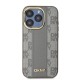 Husa iPhone 15 Pro Max - DKNY Leather Checkered Mono Pattern MagSafe (DKHMP15XPCPVSLE) - Beige