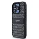 Husa iPhone 15 Pro Max - DKNY Leather Mono Stripe & Metal Logo (DKHCP15XPRTHSLK) - Black