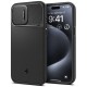 Husa iPhone 15 Pro - Spigen Optik Mag Armor - Black