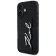 Husa iPhone 16 - Karl Lagerfeld Hardcase Leather Cardslot (KLHCP16SPGPVKSK) - Metal Signature Husa iPhone 16 - Karl Lagerfeld Hardcase Leather Cardslot (KLHCP16SPGPVKSK) - Metal Signature