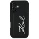 Husa iPhone 16 - Karl Lagerfeld Hardcase Leather Cardslot (KLHCP16SPGPVKSK) - Metal Signature