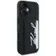 Husa iPhone 16 - Karl Lagerfeld Hardcase Leather Cardslot (KLHCP16SPGPVKSK) - Metal Signature Husa iPhone 16 - Karl Lagerfeld Hardcase Leather Cardslot (KLHCP16SPGPVKSK) - Metal Signature