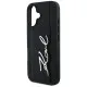 Husa iPhone 16 - Karl Lagerfeld Hardcase Leather Cardslot (KLHCP16SPGPVKSK) - Metal Signature Husa iPhone 16 - Karl Lagerfeld Hardcase Leather Cardslot (KLHCP16SPGPVKSK) - Metal Signature