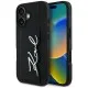Husa iPhone 16 - Karl Lagerfeld Hardcase Leather Cardslot (KLHCP16SPGPVKSK) - Metal Signature Husa iPhone 16 - Karl Lagerfeld Hardcase Leather Cardslot (KLHCP16SPGPVKSK) - Metal Signature