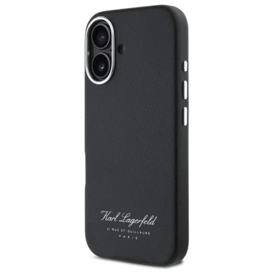 Husa iPhone 16 - Karl Lagerfeld Hardcase Leather Hotel (KLHCP16SPGWCMKHK) - RSG Husa iPhone 16 - Karl Lagerfeld Hardcase Leather Hotel (KLHCP16SPGWCMKHK) - RSG