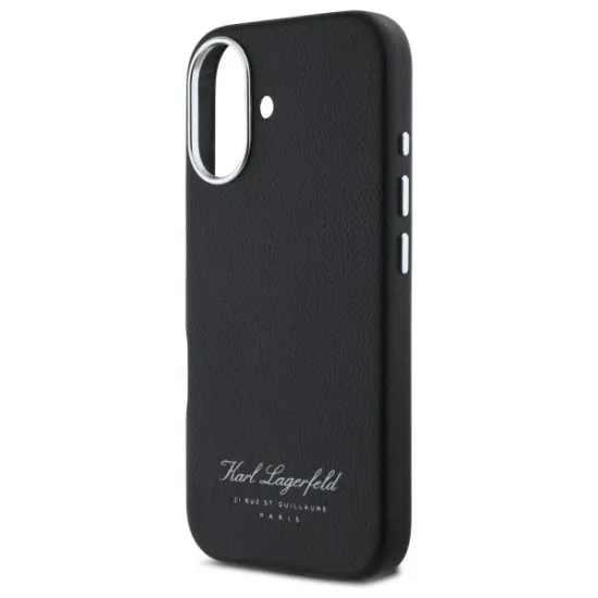 Husa iPhone 16 - Karl Lagerfeld Hardcase Leather Hotel (KLHCP16SPGWCMKHK) - RSG Husa iPhone 16 - Karl Lagerfeld Hardcase Leather Hotel (KLHCP16SPGWCMKHK) - RSG