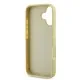 Husa iPhone 16 - Karl Lagerfeld Hardcase Leather (KLHCP16SPFMFBKMD) - Gold Metal Signature Husa iPhone 16 - Karl Lagerfeld Hardcase Leather (KLHCP16SPFMFBKMD) - Gold Metal Signature