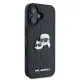 Husa iPhone 16 - Karl Lagerfeld Hardcase Leather Monogram (KLHCP16SPGKLKCPK) - Karl&Chaoupette Head Pin Husa iPhone 16 - Karl Lagerfeld Hardcase Leather Monogram (KLHCP16SPGKLKCPK) - Karl&Chaoupette Head Pin
