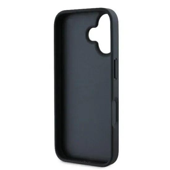 Husa iPhone 16 - Karl Lagerfeld Hardcase Leather Monogram (KLHCP16SPGKLKCPK) - Karl&Chaoupette Head Pin Husa iPhone 16 - Karl Lagerfeld Hardcase Leather Monogram (KLHCP16SPGKLKCPK) - Karl&Chaoupette Head Pin