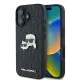 Husa iPhone 16 - Karl Lagerfeld Hardcase Leather Monogram (KLHCP16SPGKLKCPK) - Karl&Chaoupette Head Pin Husa iPhone 16 - Karl Lagerfeld Hardcase Leather Monogram (KLHCP16SPGKLKCPK) - Karl&Chaoupette Head Pin