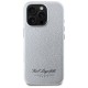 Husa iPhone 16 Pro - Karl Lagerfeld Hardcase Leather Hotel (KLHCP16LPGWCMKHG) - Grey RSG