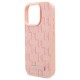 Husa iPhone 16 Pro - Karl Lagerfeld Leather MagSafe (KLHMP16LPKHPORPP) - Pink Hot Stamp