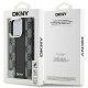 Husa iPhone 16 Pro Max - DKNY Leather Hardcase Checkered Pattern Magsafe (DKHMP16XPCPVSLK) - Black