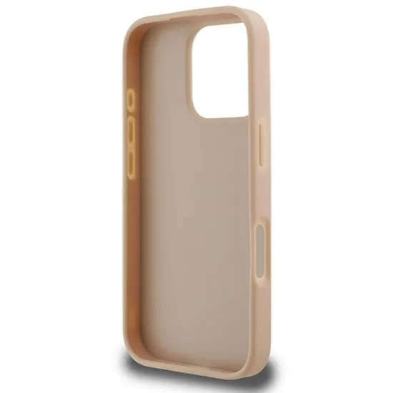 Husa iPhone 16 Pro Max - DKNY Leather Hardcase Checkered Pattern & Printed Stripes (DKHCP16XPCPTSSP) - Pink Husa iPhone 16 Pro Max - DKNY Leather Hardcase Checkered Pattern & Printed Stripes (DKHCP16XPCPTSSP) - Pink