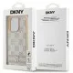 Husa iPhone 16 Pro Max - DKNY Leather Hardcase Checkered Pattern & Printed Stripes (DKHCP16XPCPTSSP) - Pink Husa iPhone 16 Pro Max - DKNY Leather Hardcase Checkered Pattern & Printed Stripes (DKHCP16XPCPTSSP) - Pink