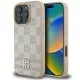 Husa iPhone 16 Pro Max - DKNY Leather Hardcase Checkered Pattern & Printed Stripes (DKHCP16XPCPTSSP) - Pink Husa iPhone 16 Pro Max - DKNY Leather Hardcase Checkered Pattern & Printed Stripes (DKHCP16XPCPTSSP) - Pink