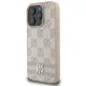 Husa iPhone 16 Pro Max - DKNY Leather Hardcase Checkered Pattern & Printed Stripes (DKHCP16XPCPTSSP) - Pink Husa iPhone 16 Pro Max - DKNY Leather Hardcase Checkered Pattern & Printed Stripes (DKHCP16XPCPTSSP) - Pink