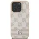 Husa iPhone 16 Pro Max - DKNY Leather Hardcase Checkered Pattern & Printed Stripes (DKHCP16XPCPTSSP) - Pink Husa iPhone 16 Pro Max - DKNY Leather Hardcase Checkered Pattern & Printed Stripes (DKHCP16XPCPTSSP) - Pink
