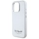 Husa iPhone 16 Pro Max - Karl Lagerfeld Hardcase Leather Hotel (KLHCP16XPGWCMKHG) - Grey RSG