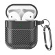 Husa pentru AirPods 1 / 2 - Techsuit CarbonFiber - Black